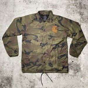 Anti Social Social Club Green Camo Windbreaker Jacket